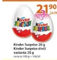 Vajicko cokoladove s prekvapenim kinder