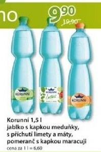 Voda ochucena korunni