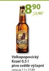 Pivo svetle vycepni 10 velkopopovicky kozel