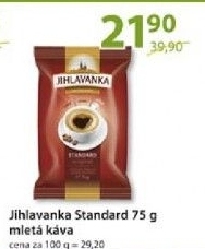 Kava mleta standard jihlavanka