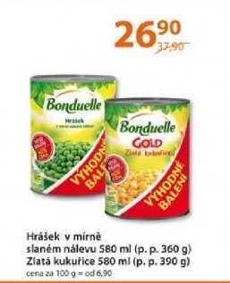 Hrasek bonduelle 2
