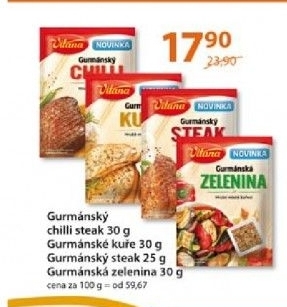 Koreni gurmansky chilli steak vitana