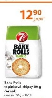 Krekry bake rolls 7 days