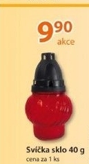Lampa hrbitovni sklenena