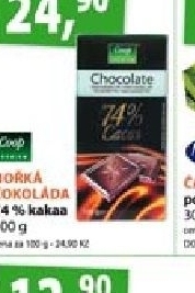Cokolada extra horka coop premium