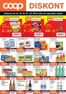 akční leták COOP 15.10.2015-31.10.2015