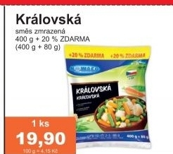 Smes kralovska mrazena nowaco
