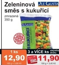 Smes zeleninova s kukurici mrazena dle gusta