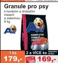 Granule pro psy axi