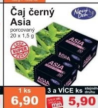 Caj cerny asia novy den