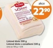Testo listove chlazene slama