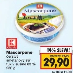Syr mascarpone k classic