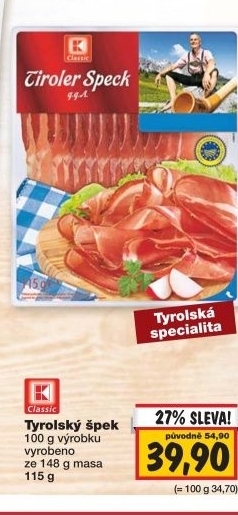 Spek tyrolsky k classic