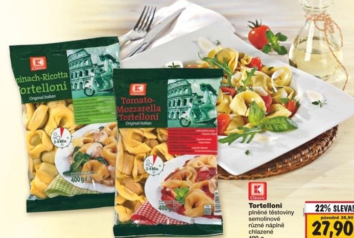 Tortelloni plnene k classic