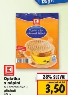 Oplatky s karamelem k classic