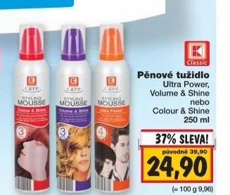 Tuzidlo na vlasy k classic