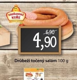 Salam drubezi toceny vodnanske kure