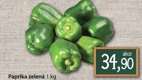Paprika zelena