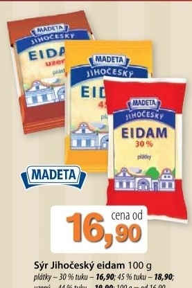 Syr eidam jihocesky 30 madeta