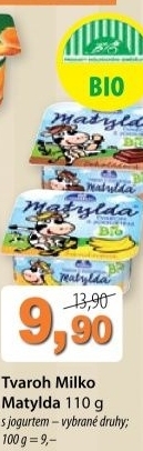 Dezert bio matylda milko