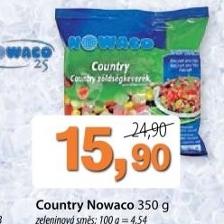 Smes zeleninova country mrazena nowaco