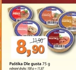 Pastika dle gusta