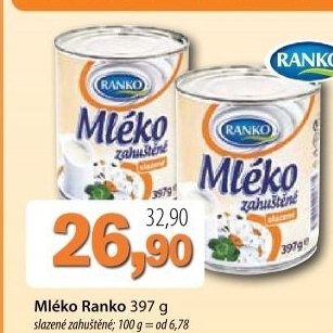 Mleko kondenzovane ranko