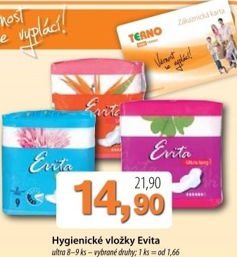 Vlozky damske ultra wings evita