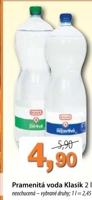 Voda stolni coop klasik