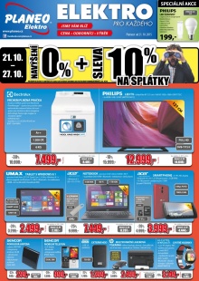 akční leták Planeo Elektro 21.10.2015-27.10.2015