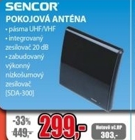 Sencor, pokojová anténa
