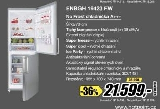 Hotpoint, chladnička No Frost