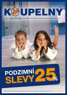 akční leták KOUPELNY Ptáček 21.10.2015-31.10.2015