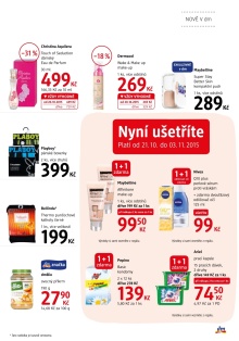 akční leták dm drogerie 21.10.2015-30.11.2015