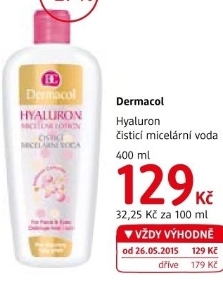 Micelarni voda hyaluron dermacol