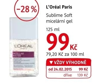Micelarni gel sublime l oreal
