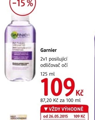 Odlicovac oci posilujici 2v1 garnier