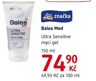 Gel myci pletovy ultra sensitive med balea