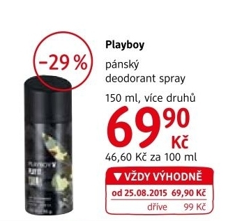 Deodorant sprej playboy