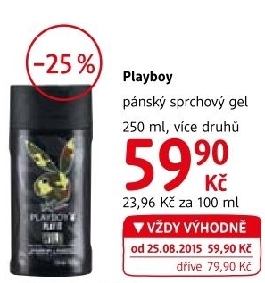 Sprchovy gel playboy