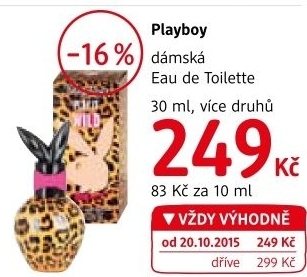 Toaletni voda damska playboy