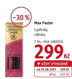 Rtenka lipfinity max factor