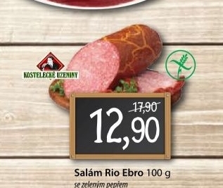 Salam rio ebro kostelecke uzeniny
