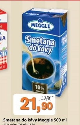 Smetana do kavy meggle