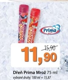 Nanuk ovocny mroz prima