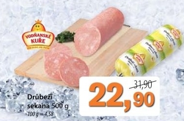 Sekana drubezi mrazena vodnanske kure