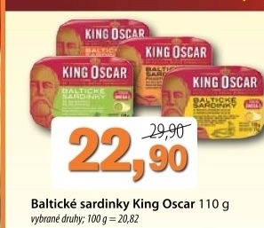 Sardinky balticke king oscar