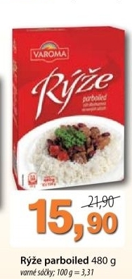 Ryze parboiled varoma