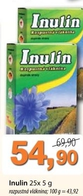 Doplnek stravy vlaknina inulin