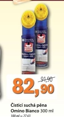 Pena na cisteni kobercu a textilie omino bianco
